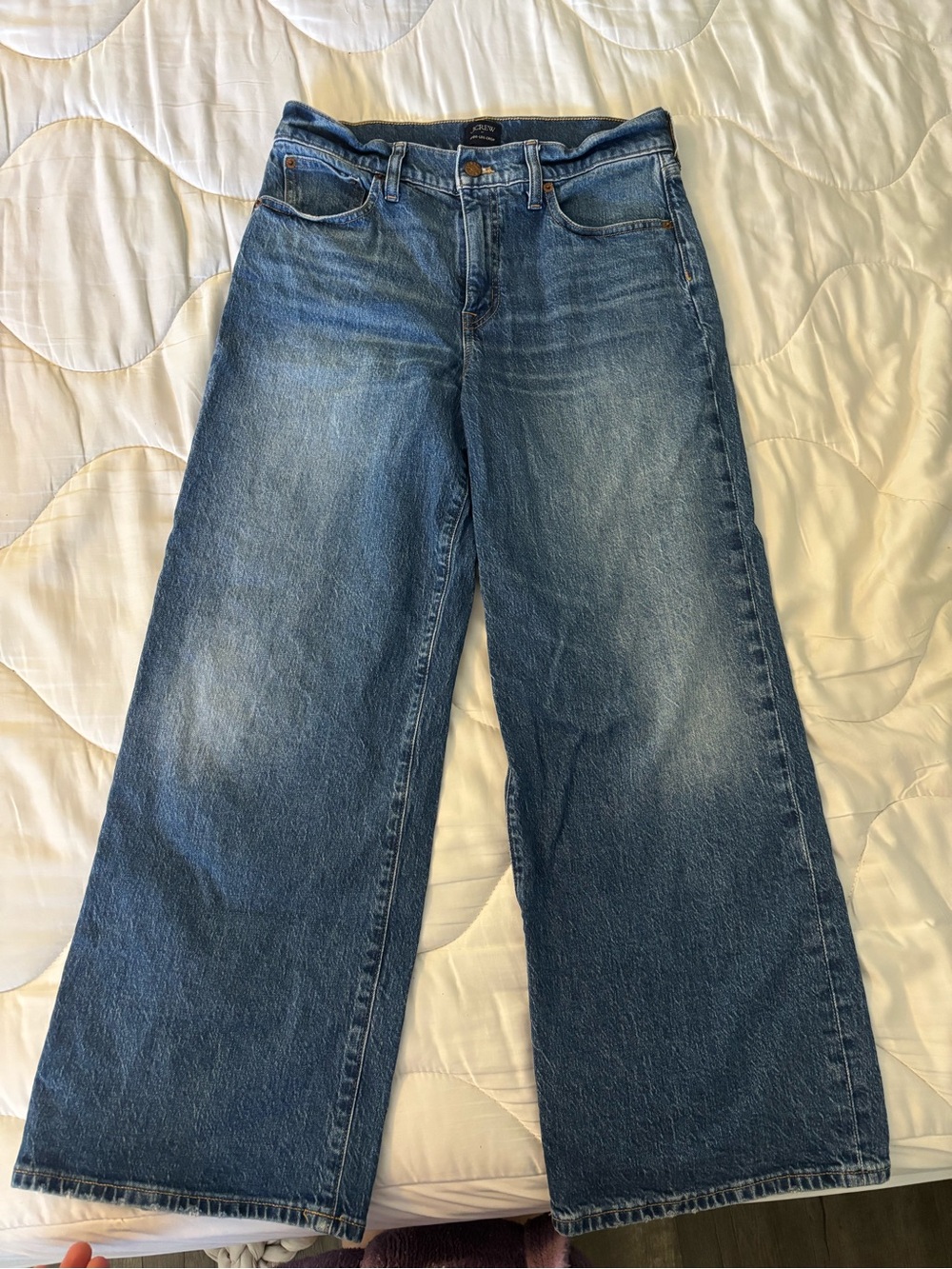J. Crew Wide Leg Crop Jea